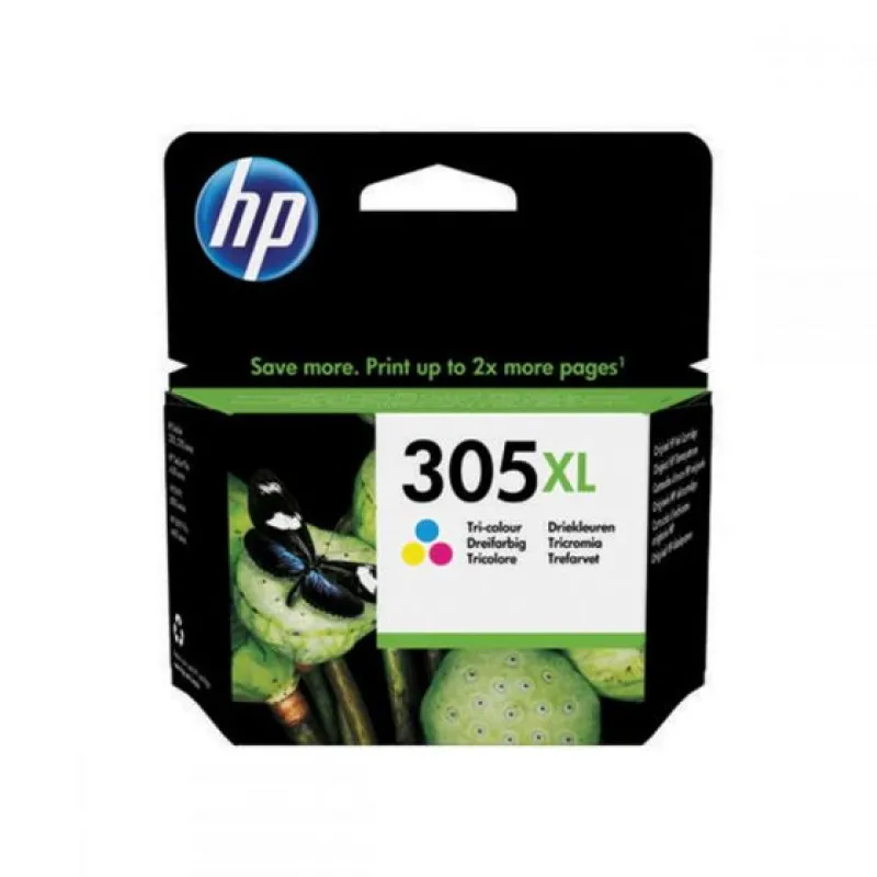 HP - Μελάνι 305XL, Tri-Color 200 Pages 3YM63AE