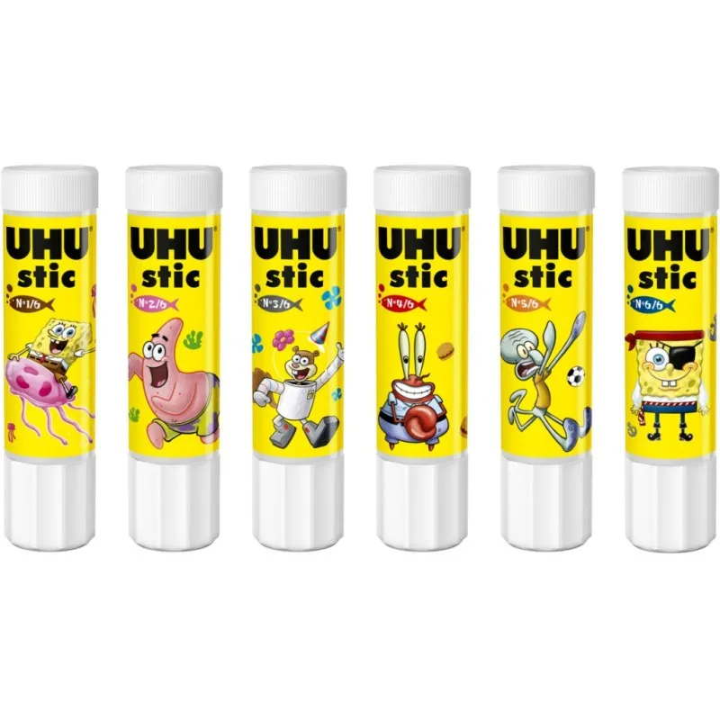Uhu - Κόλλα Stic SpongeBob, 6 Σχέδια 21g 40267654