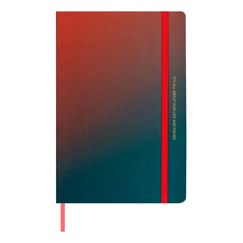 Salko Paper - Σημειωματάριο Δεμένο 9x14 Ριγέ, Gradient 4040