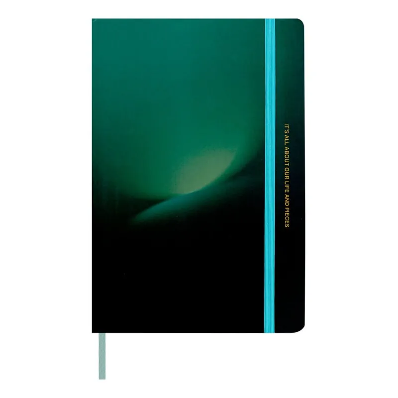 Salko Paper - Σημειωματάριο Δεμένο 9x14 Ριγέ, Gradient 4040