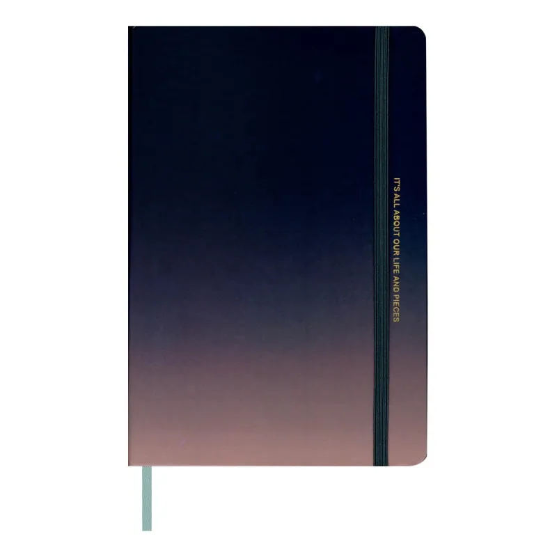 Salko Paper - Σημειωματάριο Δεμένο 9x14 Ριγέ, Gradient 4040