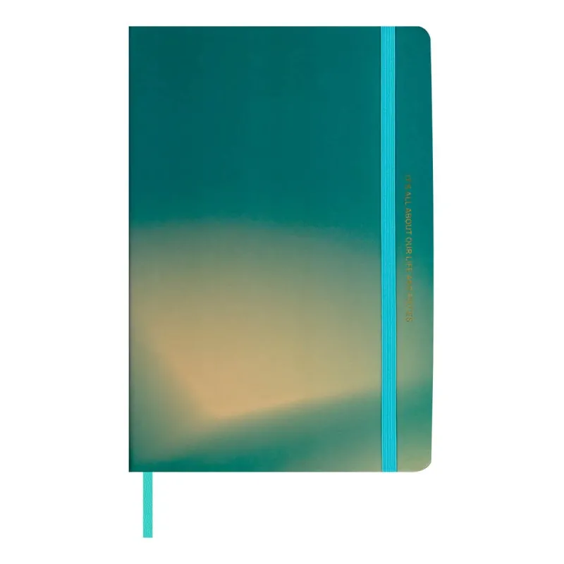 Salko Paper - Σημειωματάριο Δεμένο 9x14 Ριγέ, Gradient 4040