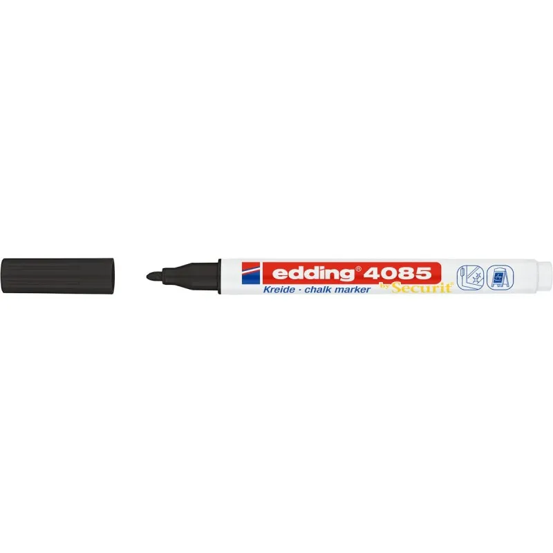 Edding – Μαρκαδόρος Κιμωλίας 4085, Black 4085-1
