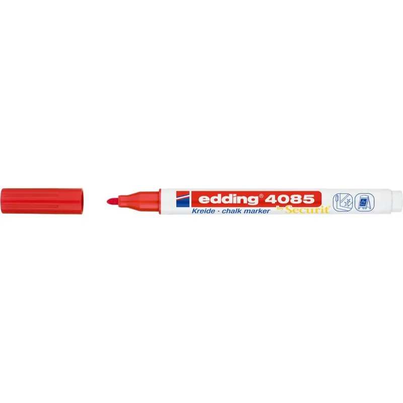 Edding – Μαρκαδόρος Κιμωλίας 4085, Red 4085-2