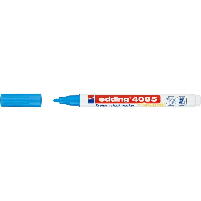 Edding – Μαρκαδόρος Κιμωλίας 4085, Light Blue 4085-10