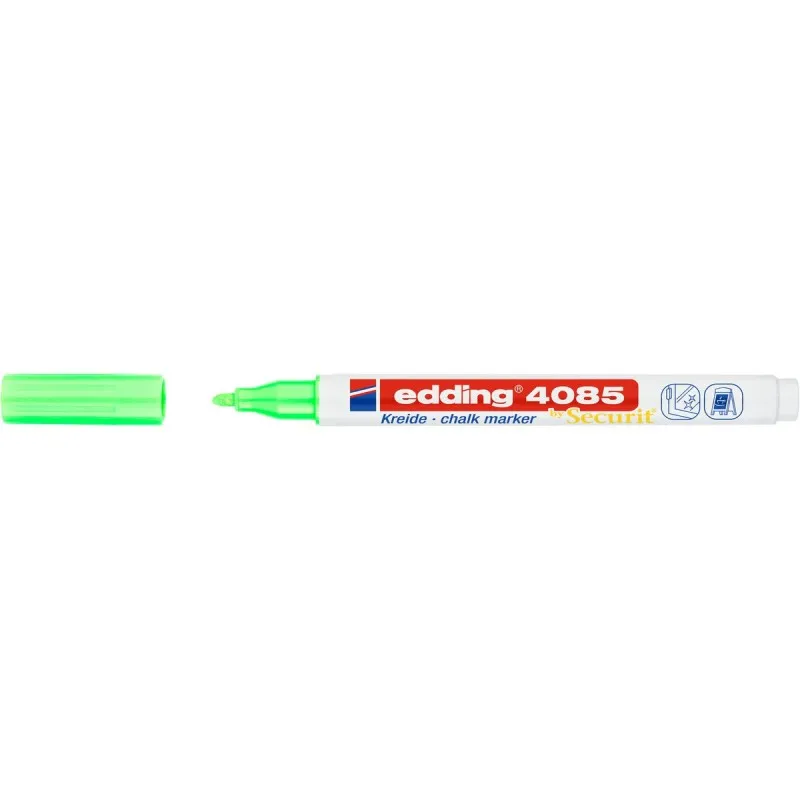Edding – Μαρκαδόρος Κιμωλίας 4085, Neon Green 4085-64