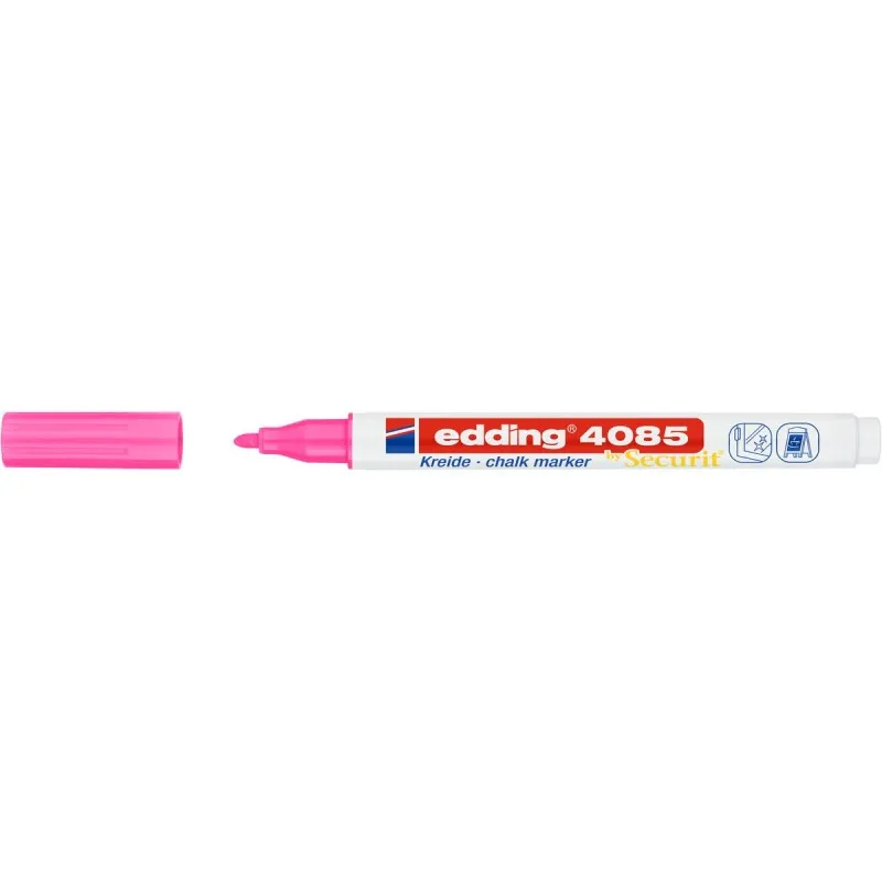 Edding – Μαρκαδόρος Κιμωλίας 4085, Neon Pink 4085-69