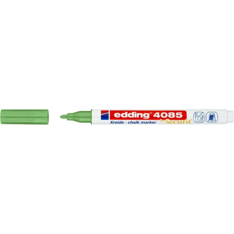 Edding – Μαρκαδόρος Κιμωλίας 4085, Metalic Green 4085-74