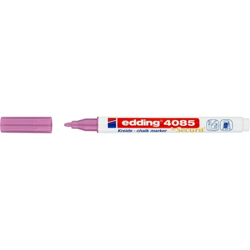 Edding – Μαρκαδόρος Κιμωλίας 4085, Metalic Pink 4085-79