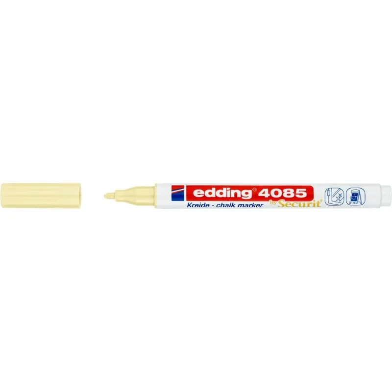 Edding – Μαρκαδόρος Κιμωλίας 4085, Pastel Yellow 4085-135