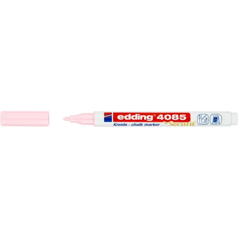 Edding – Μαρκαδόρος Κιμωλίας 4085, Pastel Pink 4085-138