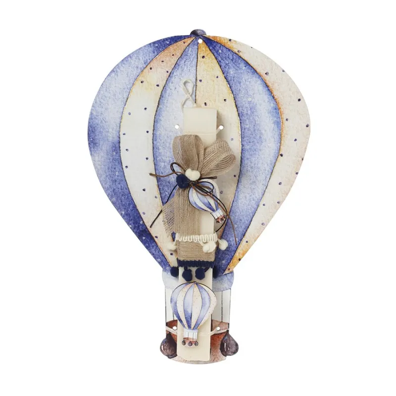 Ζήβας - Πασχαλινή Λαμπάδα Με Πλάτη, Κοπτικό, Αερόστατο 41-1064