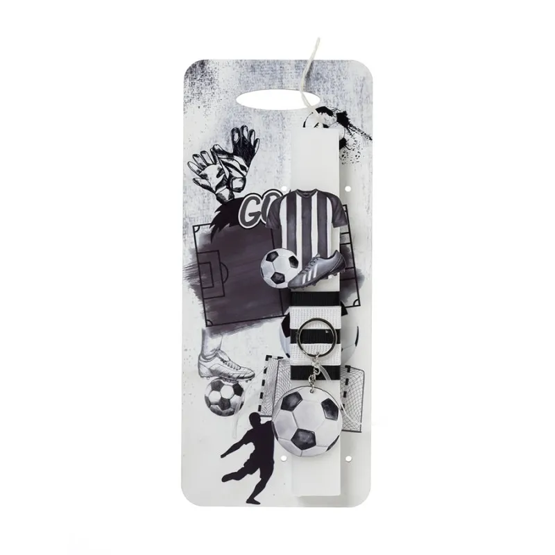 Ζήβας - Πασχαλινή Λαμπάδα Με Πλάτη, Ποδόσφαιρο Γκρι 41-1186A