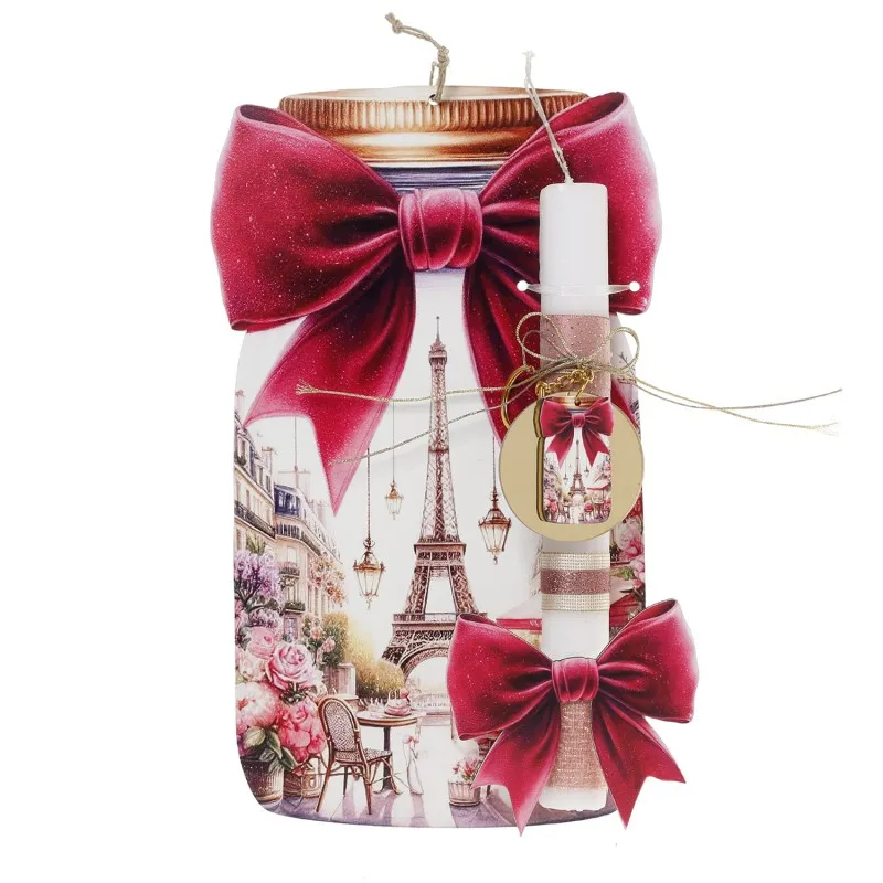 Ζήβας - Πασχαλινή Λαμπάδα Με Πλάτη, Κοπτικό, Βάζο Παρίσι 41-1348