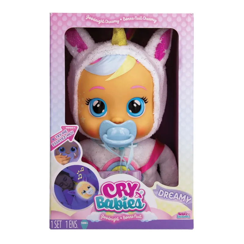 Cry Babies - Κλαψουλίνι, Όνειρα Γλυκά Dreamy, Διαδραστική Κούκλα Κλαίει Με Αληθινά Δάκρυα 4104-91412