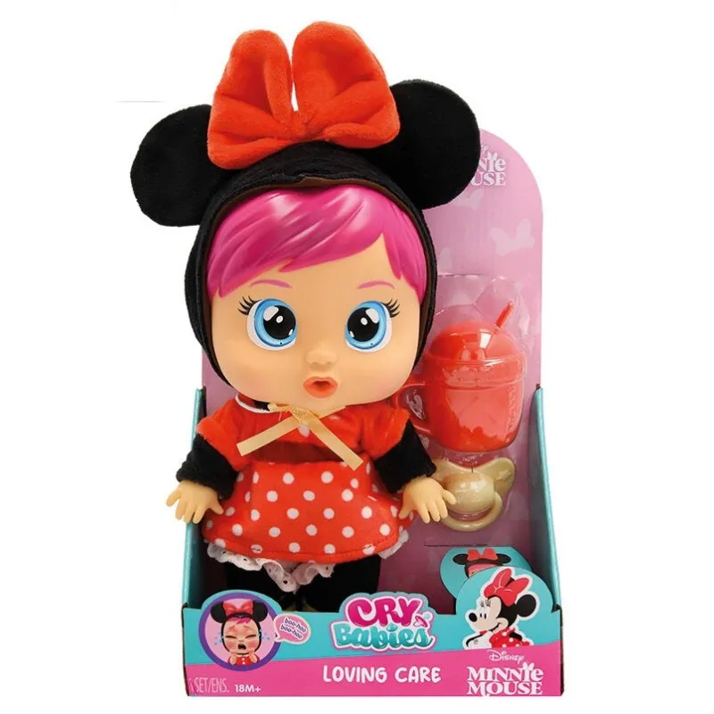 Cry Babies - Κλαψουλίνια Αγαπουλίνια - Διαδραστική Κούκλα Disney Κλαίει Με Αληθινά Δάκρυα, Minnie Mouse 4104-92931