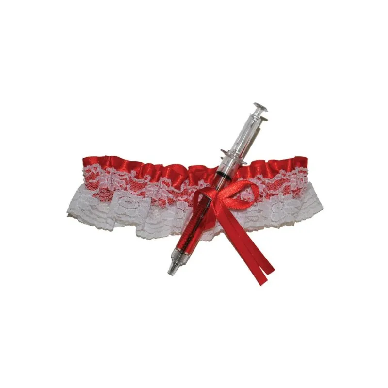 Funny Fashion - Καλτσοδέτα Νοσοκόμας Με Σύριγγα 59300