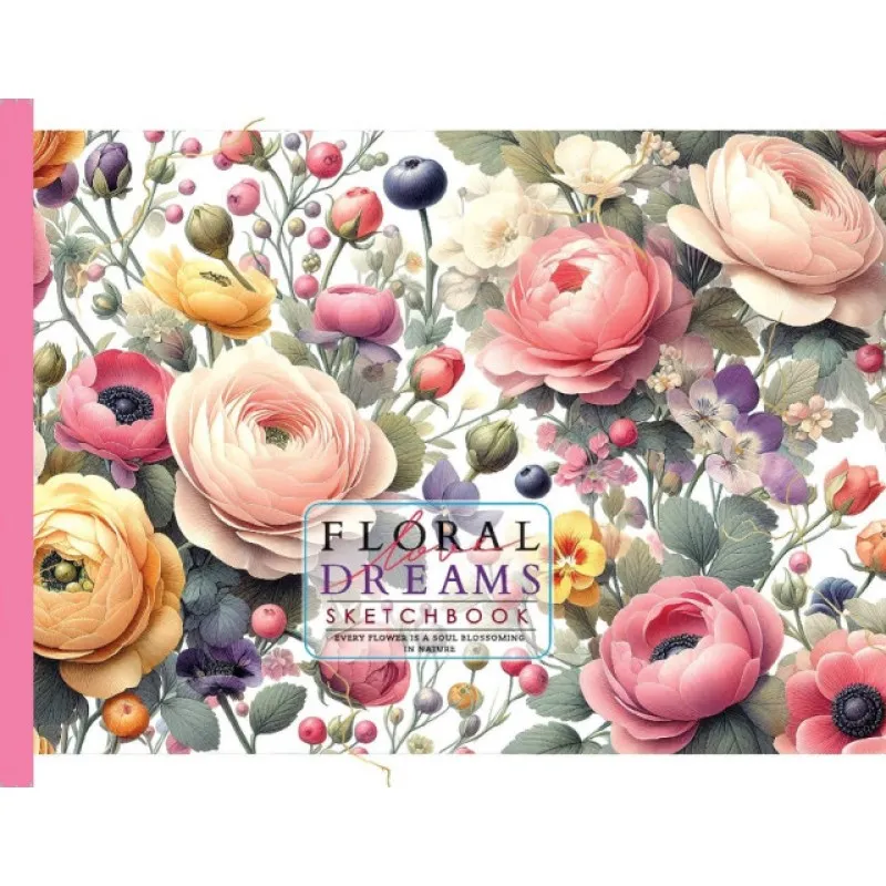 Company Fresh - Σημειωματάριο Sketchbook 20x14.3 εκ 24 Φύλλα, Floral Dreams 4120-24380