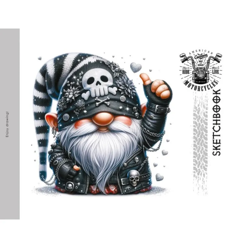 Company Fresh - Σημειωματάριο Sketchbook 20x14.3 εκ 24 Φύλλα, American Motorcycles 4120-24393