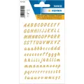 Herma - Αυτοκολλητάκια, Letters 8 mm A-Z Weatherproof Film Transparent Gold 4152