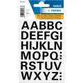Herma - Αυτοκολλητάκια, Letters 15 mm A-Z Weatherproof Film Black 4163