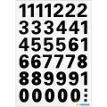 Herma - Αυτοκολλητάκια, Numbers 15 mm 0-9 Weatherproof Film Black 4164