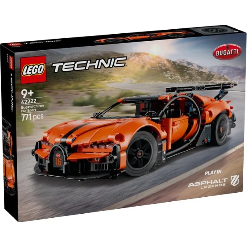Lego Technic - Bugatti Chiron Pur Sport Hypercar 42222