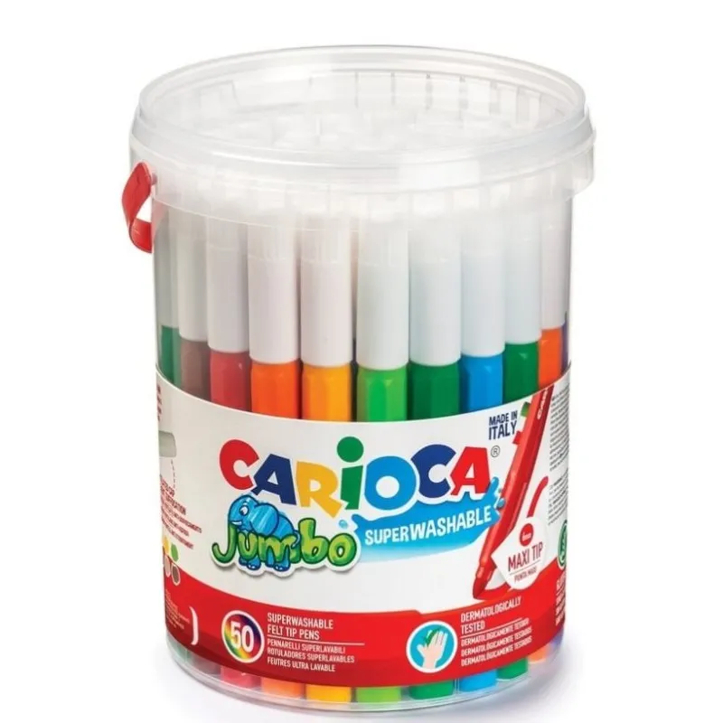 Carioca - Μαρκαδόροι Ζωγραφικής Jumbo 50 Τεμ. 42312