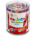 Carioca - Wax Maxi Tube Κηρομπογιές Σετ 50 Τμχ 42388