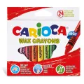 Carioca - Κηρομπογιές Maxi 24 Τμχ 42390 Carioca - Κηρομπογιές Maxi 24 Τμχ 42390