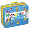 Carioca Baby - Μεταλλικό Κουτί Με 100 Μαρκαδόρους, Blue 42500 Carioca Baby - Μεταλλικό Κουτί Με 100 Μαρκαδόρους, Blue 42500