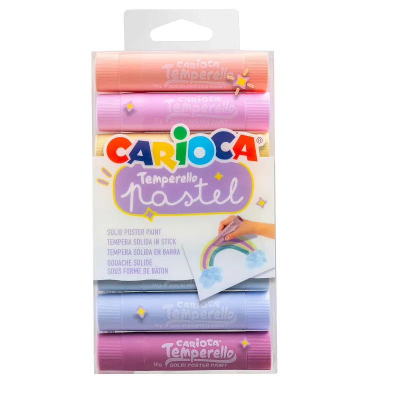 Carioca - Temperello Τέμπερα Σε Stick Pastel 8 Χρώματα 42673