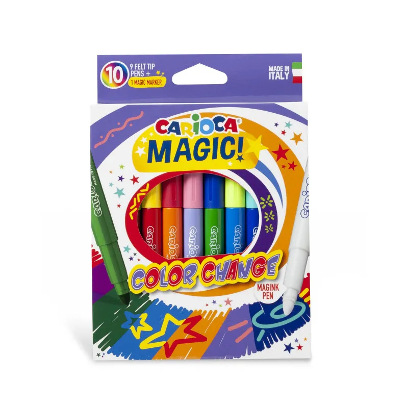 Carioca - Μαρκαδόροι Ζωγραφικής Colour Change Magic 10 Τμχ 42737