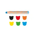 Carioca Baby - Σετ 6 Ξυλομπογιές 3 Σε 1 (+ 1 Ξύστρα) 42817 Carioca Baby - Σετ 6 Ξυλομπογιές 3 Σε 1 (+ 1 Ξύστρα) 42817