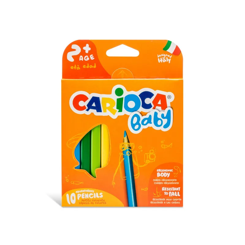 Carioca Baby - Ξυλομπογιές Σετ 10 Τμχ 42819