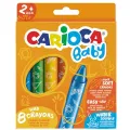 Carioca Baby - Κηρομπογιές Wild Baby 8 Τμχ 42892 Carioca Baby - Κηρομπογιές Wild Baby 8 Τμχ 42892