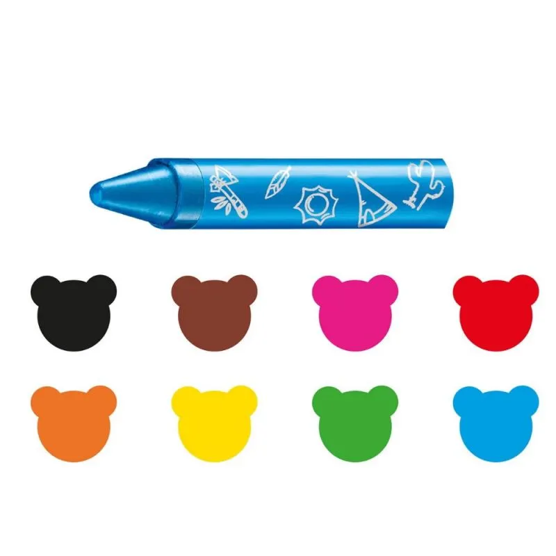 Carioca Baby - Κηρομπογιές Wild Baby 8 Τμχ 42892
