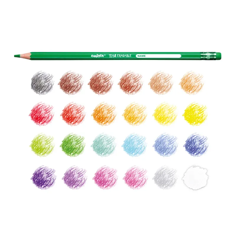 Carioca - Ξυλομπογιές Tita Erasable Σετ 24 Τμχ 42938