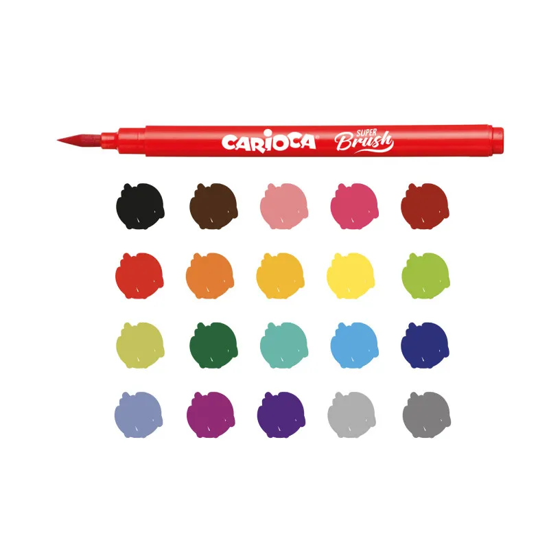 Carioca - Μαρκαδόροι Super Brush 20 Χρώματα 42968