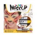Carioca – Χρώματα Προσώπου Mask Up Animals (Μαύρο-Κίτρινο-Καφέ) 43048