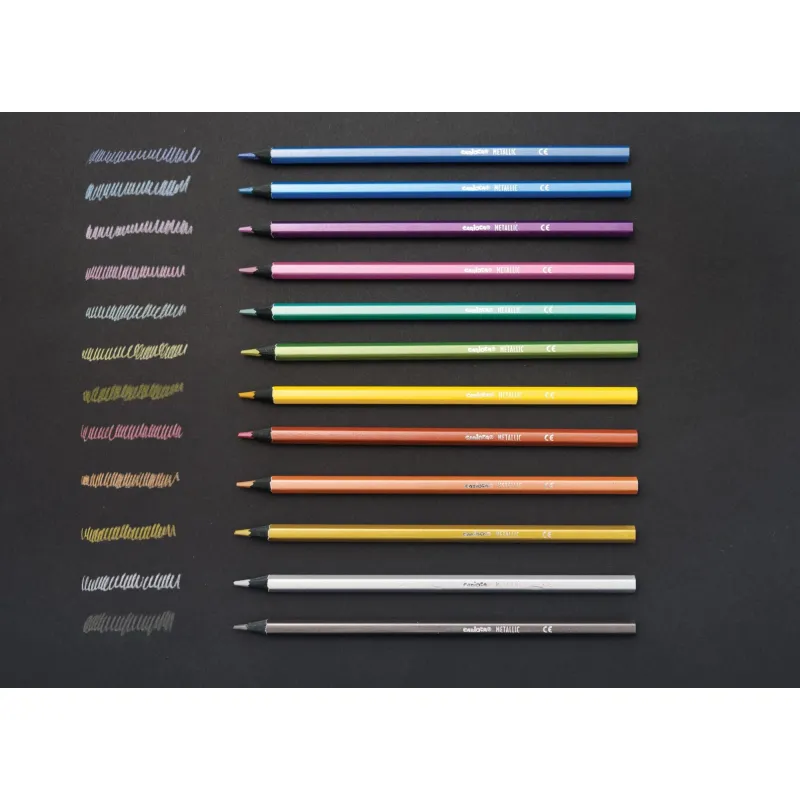 Carioca - Ξυλομπογιές Metallic 12 Χρώματα 43164