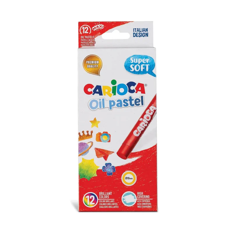 Carioca - Σετ Λαδοπαστέλ Super Soft 12 Χρώματα 43277