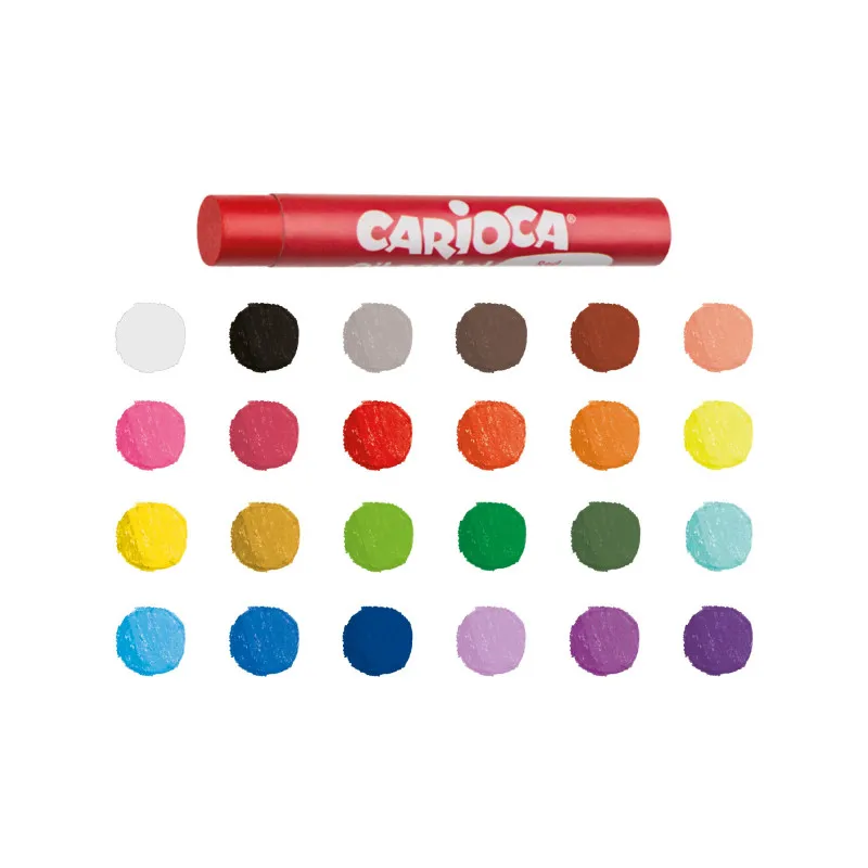 Carioca - Σετ Λαδοπαστέλ Super Soft 24 Χρώματα 43278