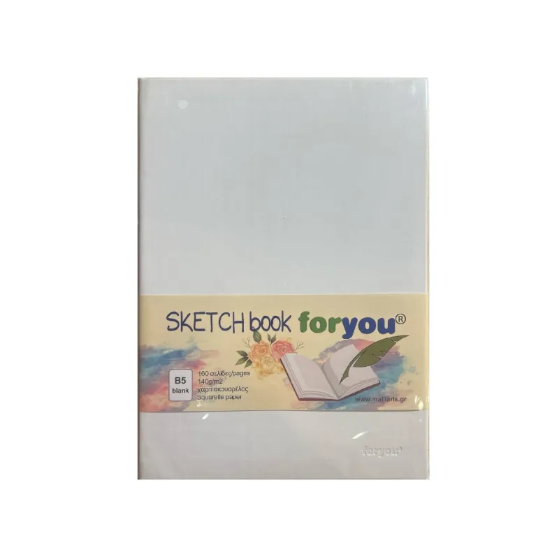 For You - Sketch Book B5 18.5 x 25.5 cm 80 Φύλλα, White 43384