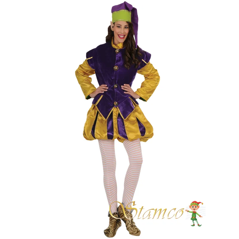 Stamco - Κοστούμι Ξωτικό Κίτρινο-Μωβ 442010