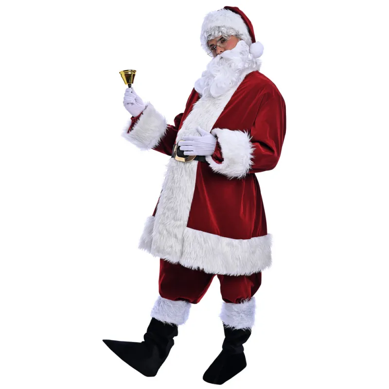 Stamco - Χριστουγεννιάτικη Στολή, Άγιος Βασίλης, Βελούδο Μπορντό 442084