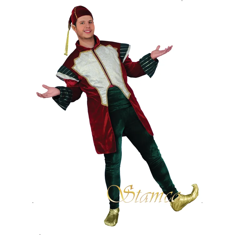 Stamco - Κοστούμι Ξωτικό Deluxe Μπορντό 442248