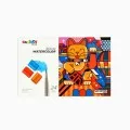 Carioca - Plus Νερομπογιές Με 24 Half Pans Ακουαρέλας Και Πινέλο 45211