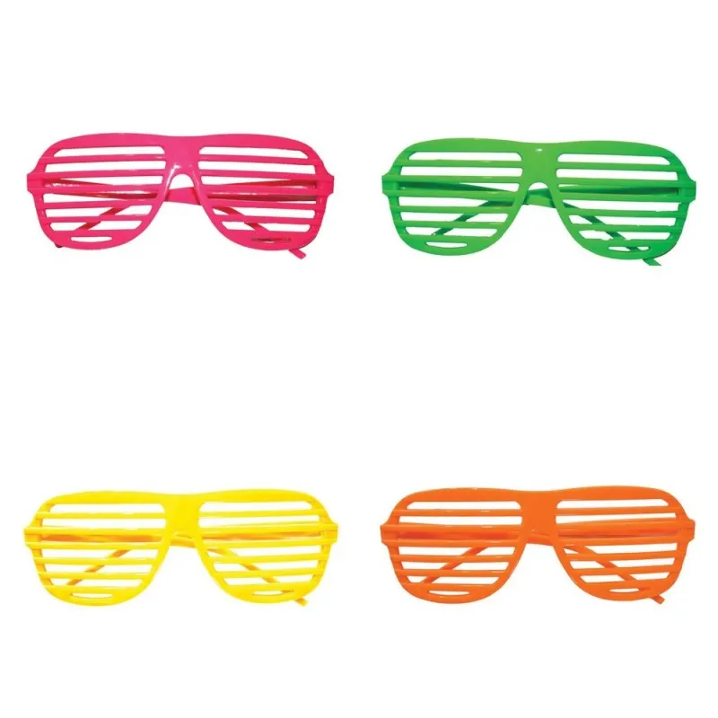 Funny Fashion - Αποκριάτικα Γυαλιά Fluo Σε 4 Χρώματα 60991