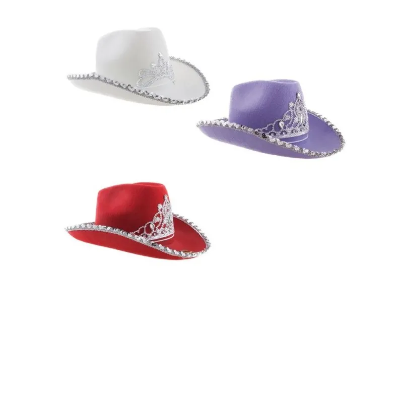 Funny Fashion - Καπέλο Καουμπόισα Με Κορόνα Σε Διάφορα Χρώματα 50422